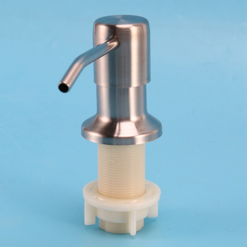 Bình Đựng Xà Phòng Có Đầu Bơm 46 inch Và Ống Mở Rộng Màu Bạc Cho Nhà Bếp