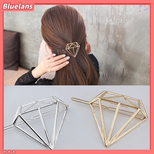 Kẹp tóc hình kim cương thanh lịch cho nữ