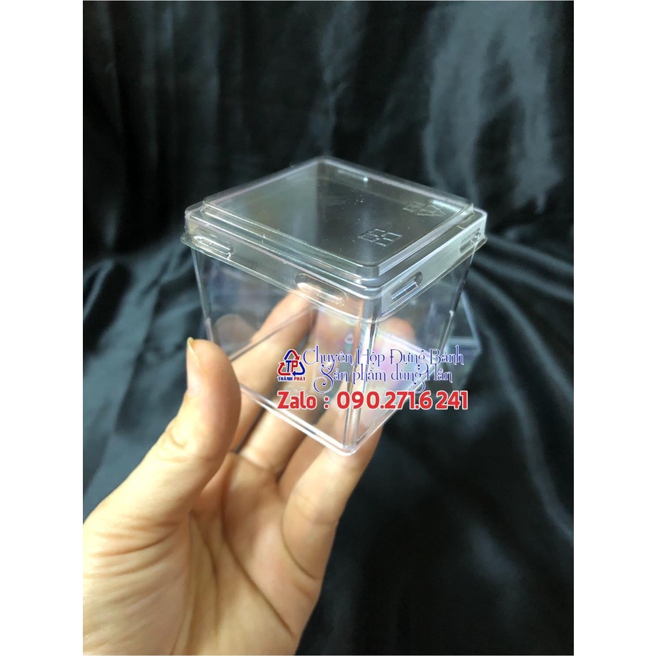 50 Ly mousse vuông LC-5550 đựng bánh mix nhiều vị- Ly đựng tiramisu - Panna cotta - yogurt trái cây -bánh lạnh