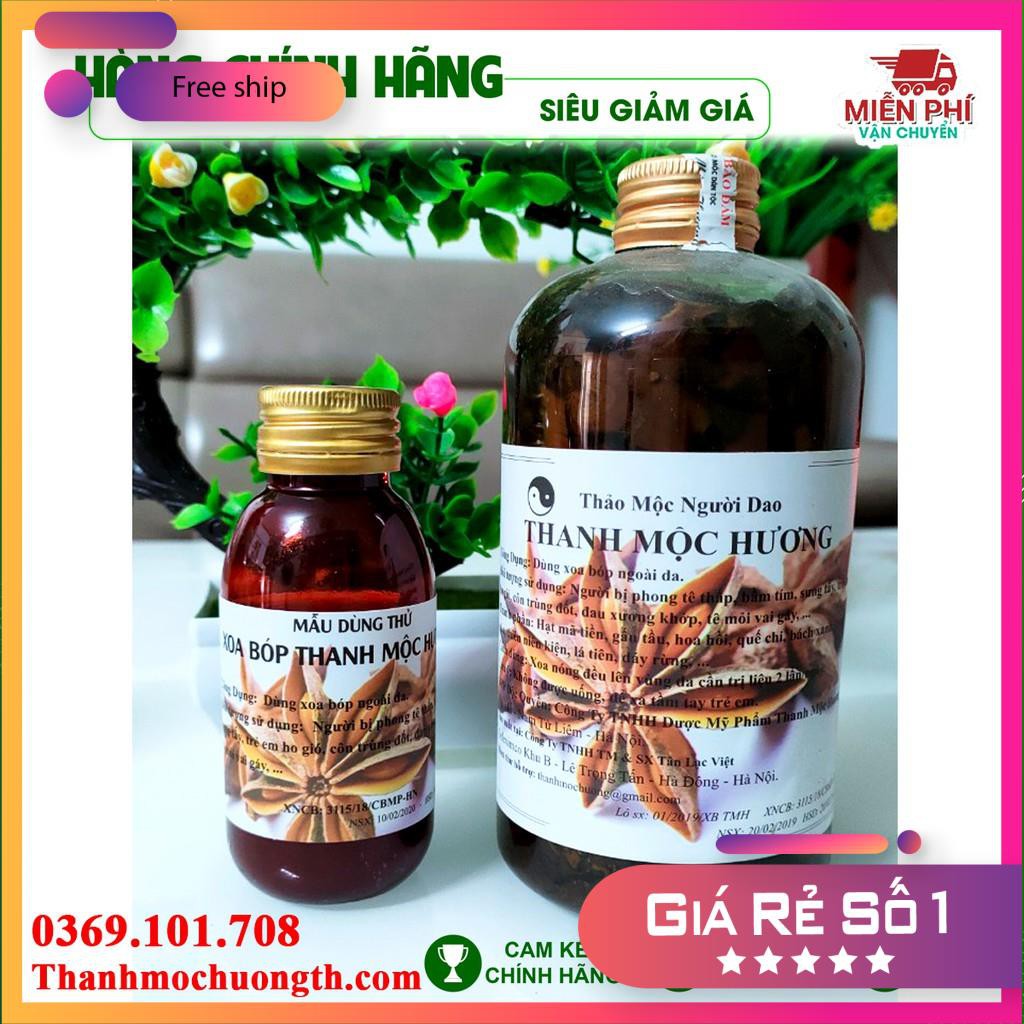 Rượu xoa bóp Thanh Mộc Huong