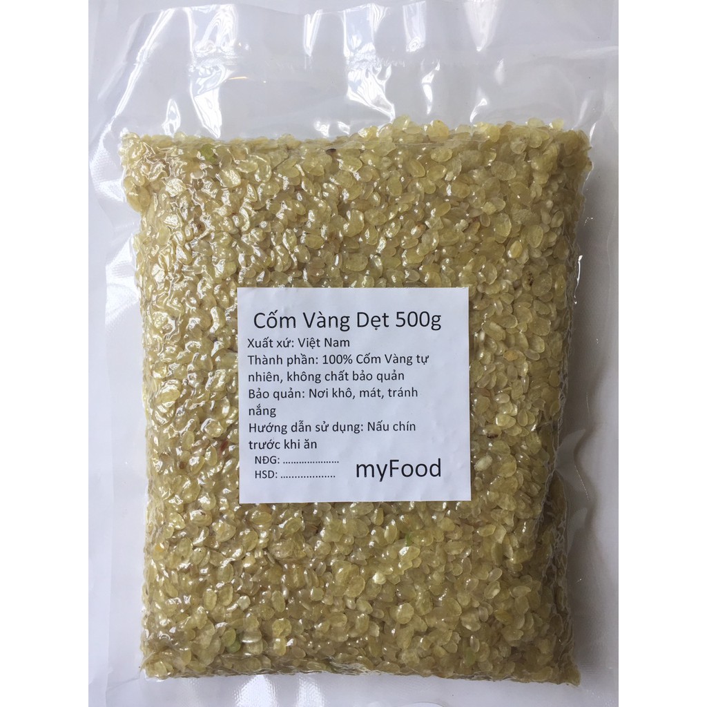 500g-1kg- Cốm Dẹp Vàng / Cốm Dẹt Vàng