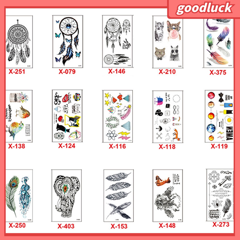 Hình Xăm Dán Tạm Thời Họa Tiết Dream Catcher 3D Chống Nước