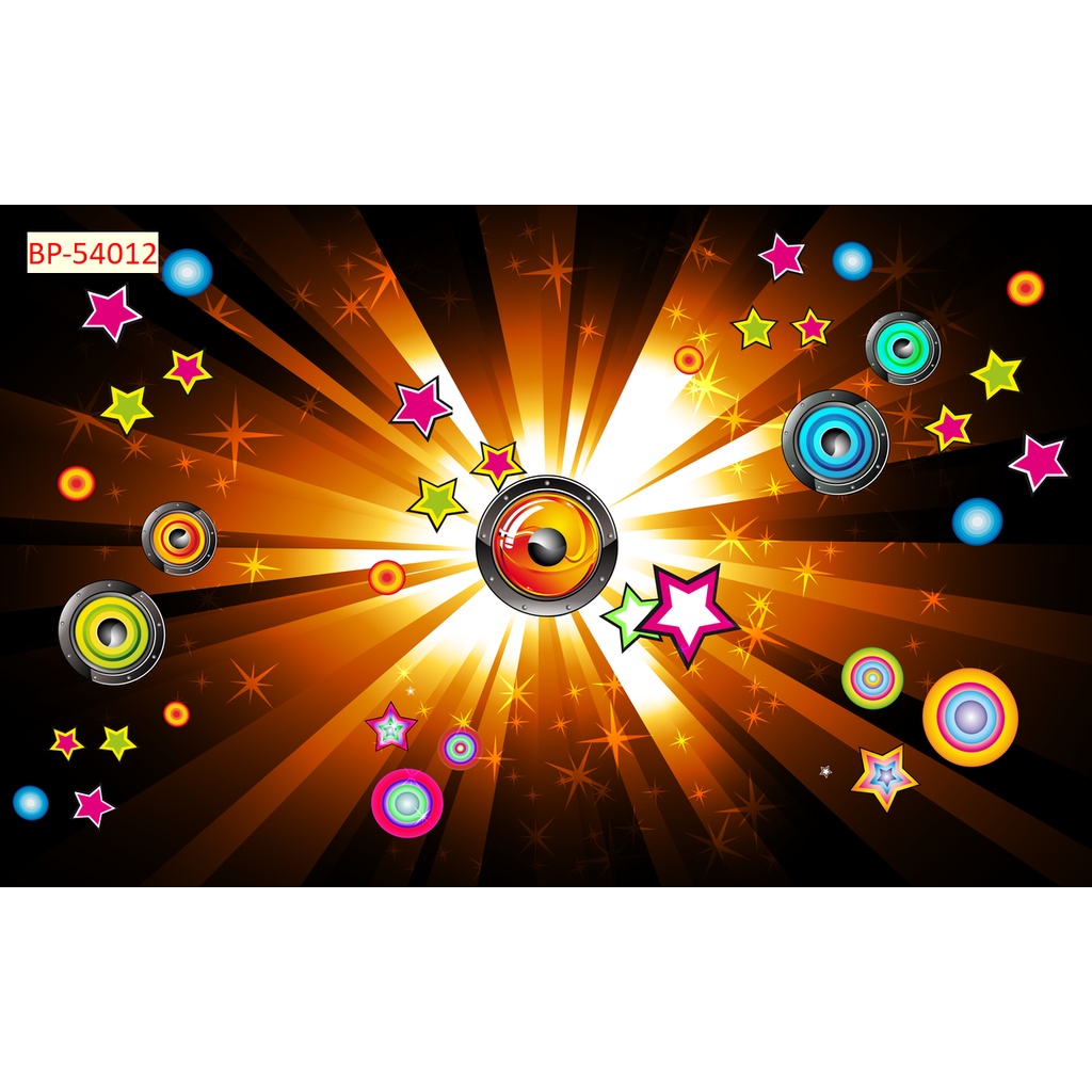 Tranh Dán Quán Hát Karaoke, Club, Bar Sàn cao cấp, không phai màu