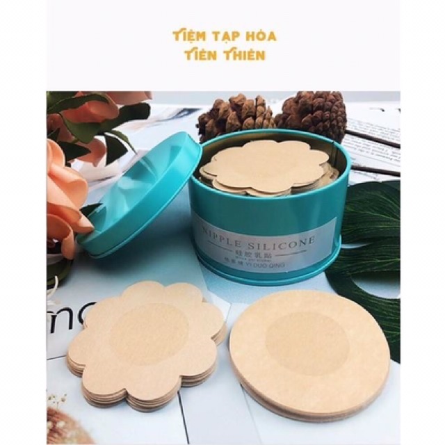 Hộp 30 đôi dán nhũ hoa giấy