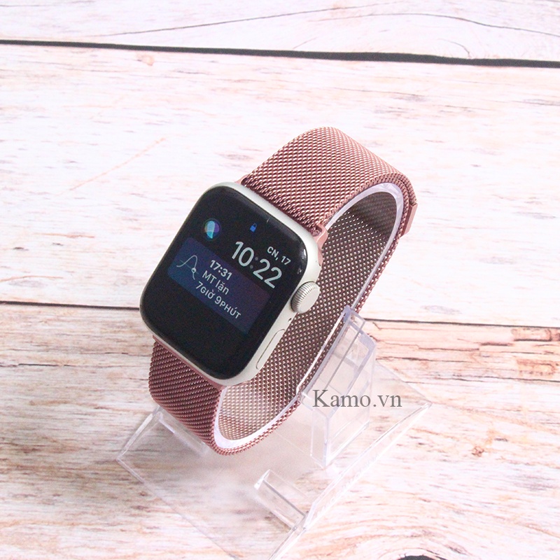 Dây apple watch series 7 6 5 4 3 se, dây đeo apple watch milanese - đồng hồ thông minh iwatch, 38mm 40mm 42mm 44mm 41 45