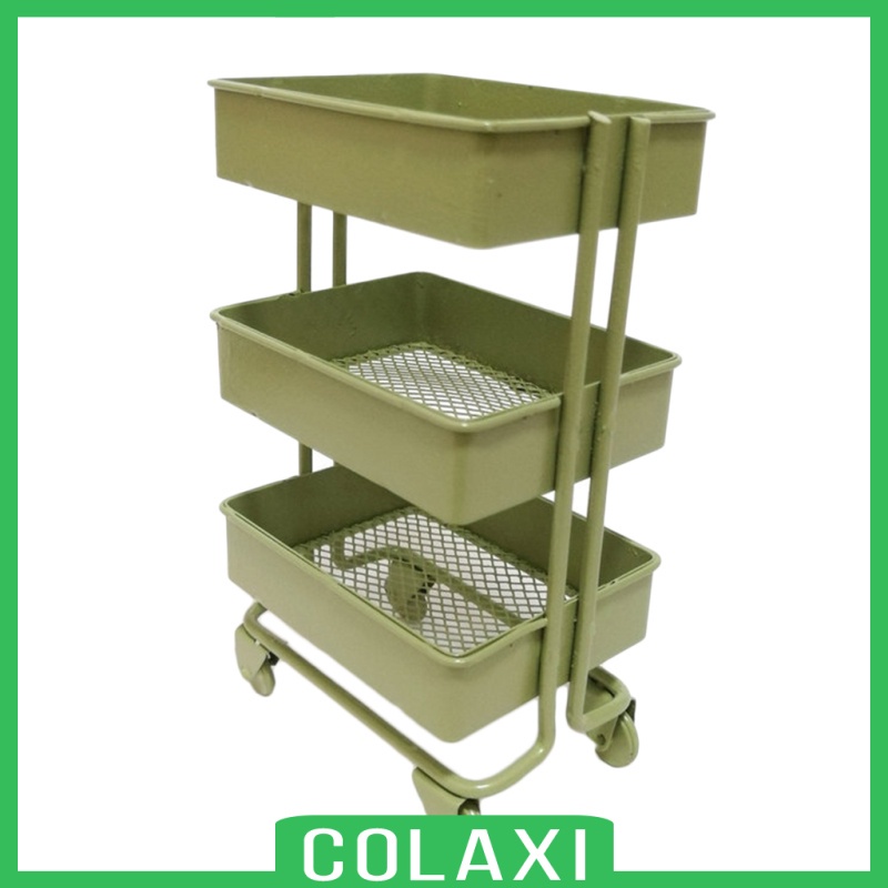 Kệ lưu trữ 3 tầng 1: 12 kèm nội thất nhà búp bê Phòng bếp màu hồng