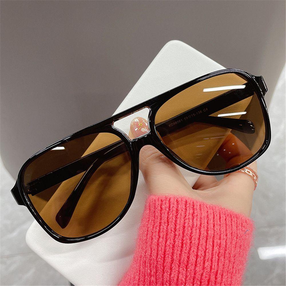Kính Mát Oversize Chống Tia UV400 Phong Cách Vintage