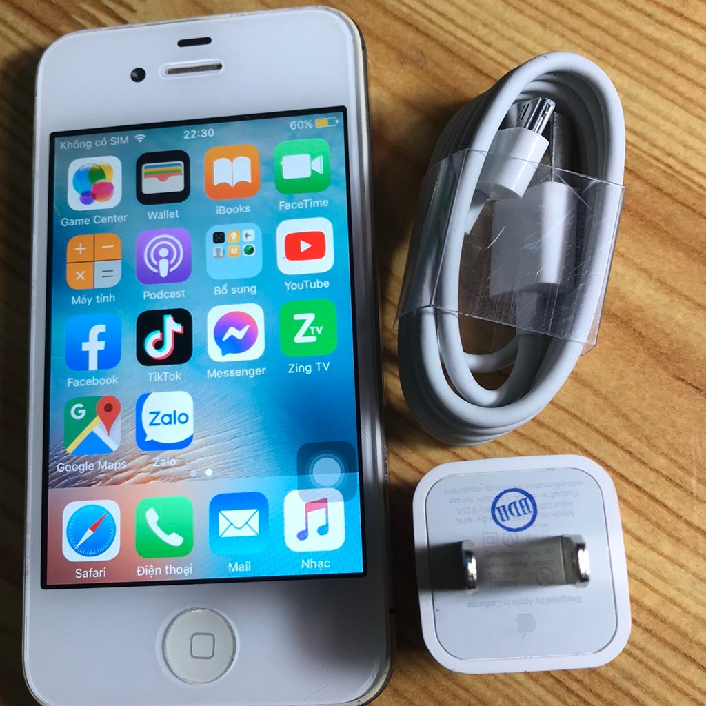 Điện Thoại iPhone 4S quốc tế lắp được sim chơi fb zalo youtube | BigBuy360 - bigbuy360.vn