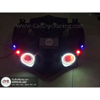 Full nguyên bộ mắt cú Ex135 Đèn led U7 màu trắng