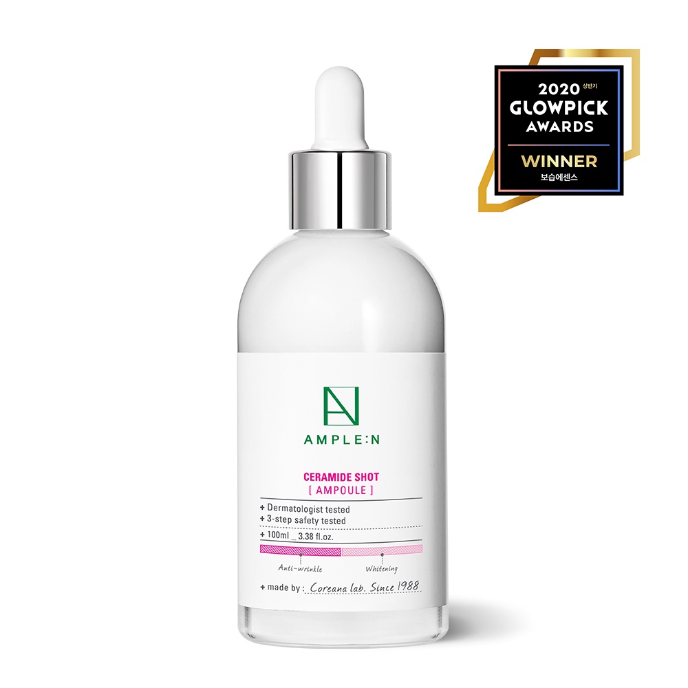 Bộ sản phẩm tinh chất Ample:N Peptide/ VC/ Hyaluron/ Vàng 24K/ Hyaluron Light/ Ceramide/ Centel Calming