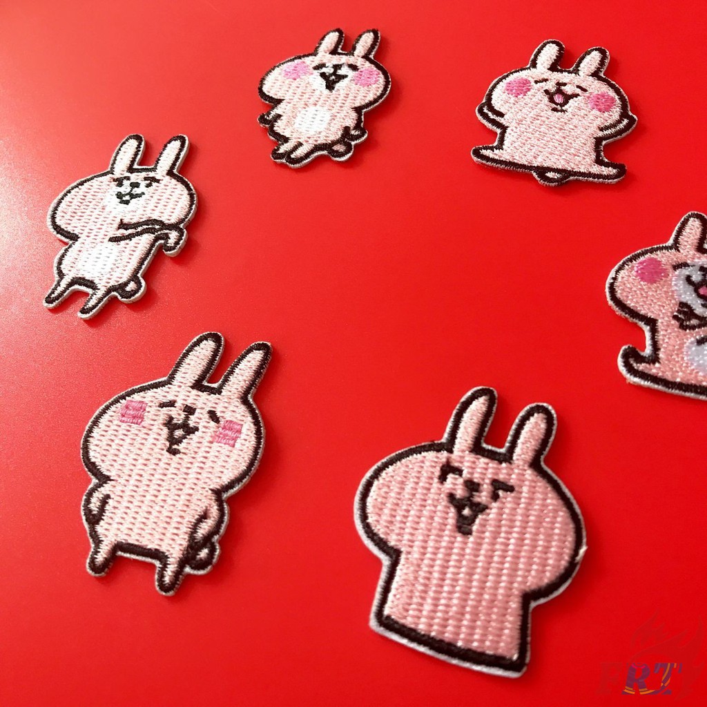 Miếng ủi quần áo thêu hình Piske &amp; Usagi đáng yêu