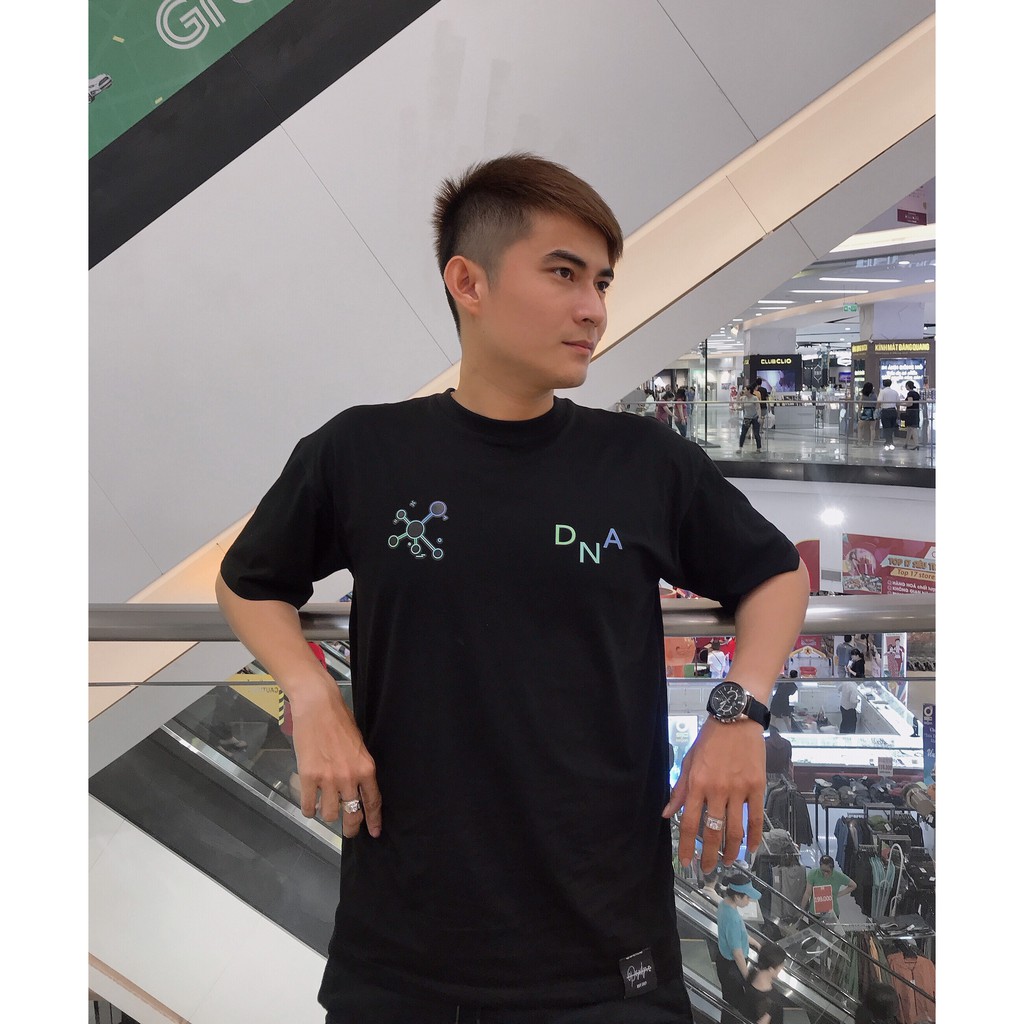 Áo Thun Tay Lỡ DNA Gradien - Poseidon.est2019
