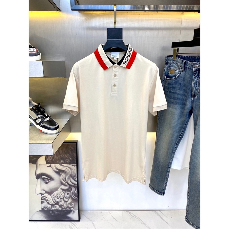 Áo thun polo Burberry chất liệu cotton thời trang xuân hè dành cho nam #32