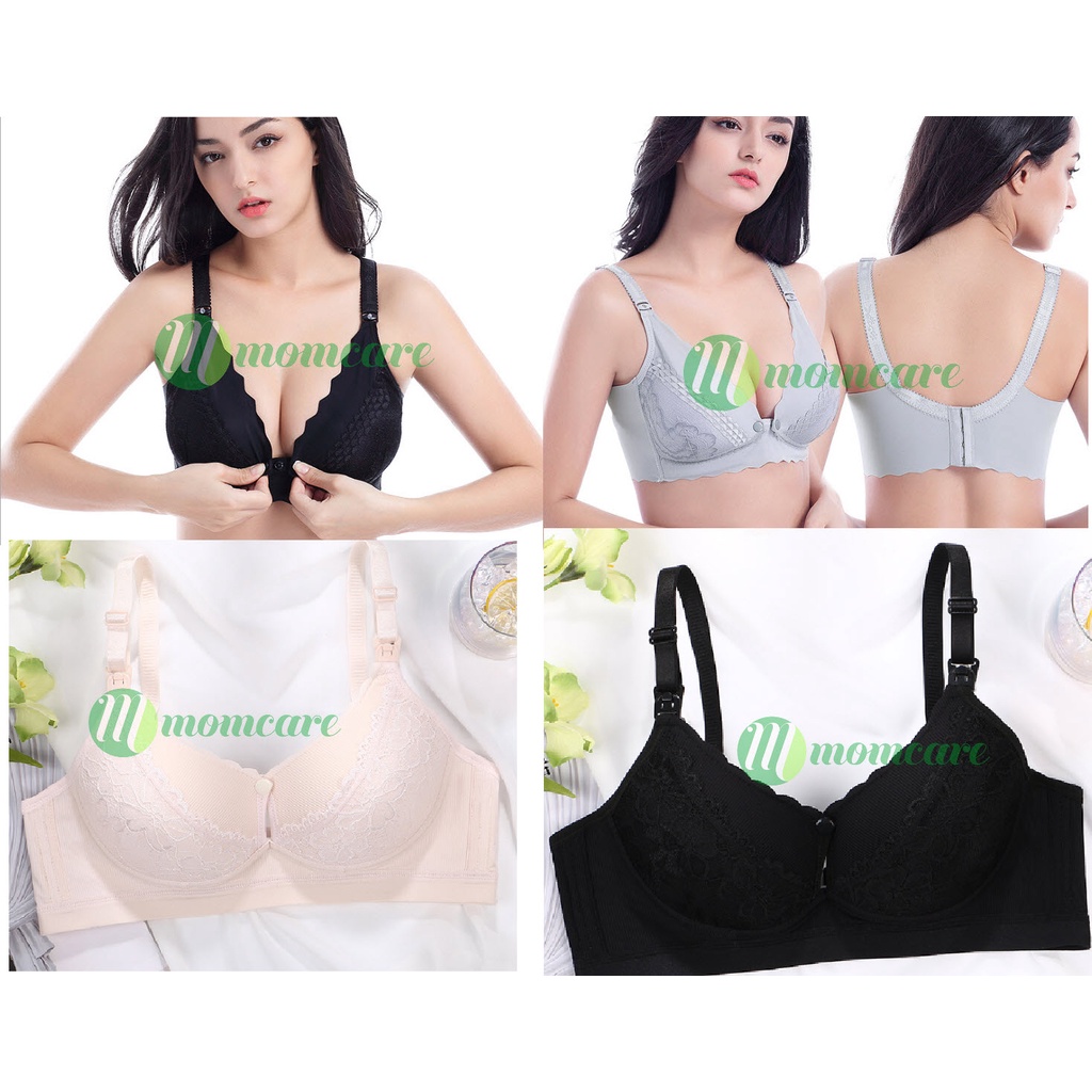 Áo Ngực Bầu Cao Cấp - Áo Lót bầu sau sinh cho con bú ti chống chảy xệ không gọng có mút Size lớn - Đồ lót bà bầu Bigsize