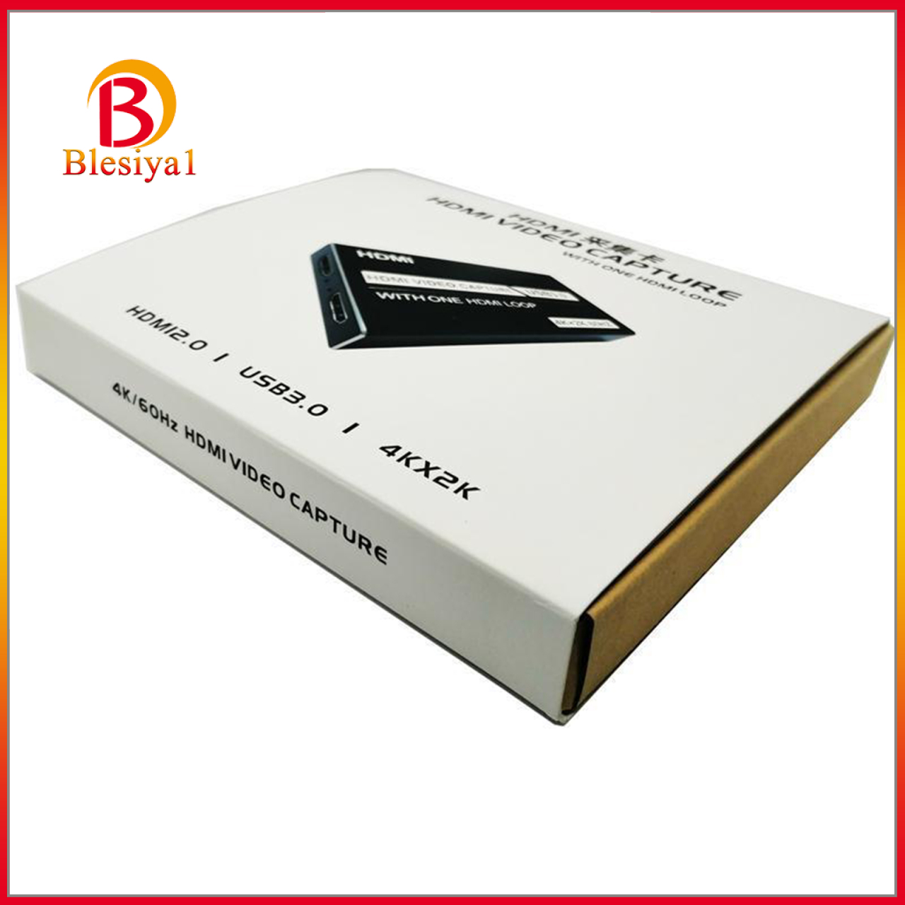 [BLESIYA1]USB Capture HDMI Video Card 4K 1080P HD HDMI to USB 3.0 Dongle for Live Stream