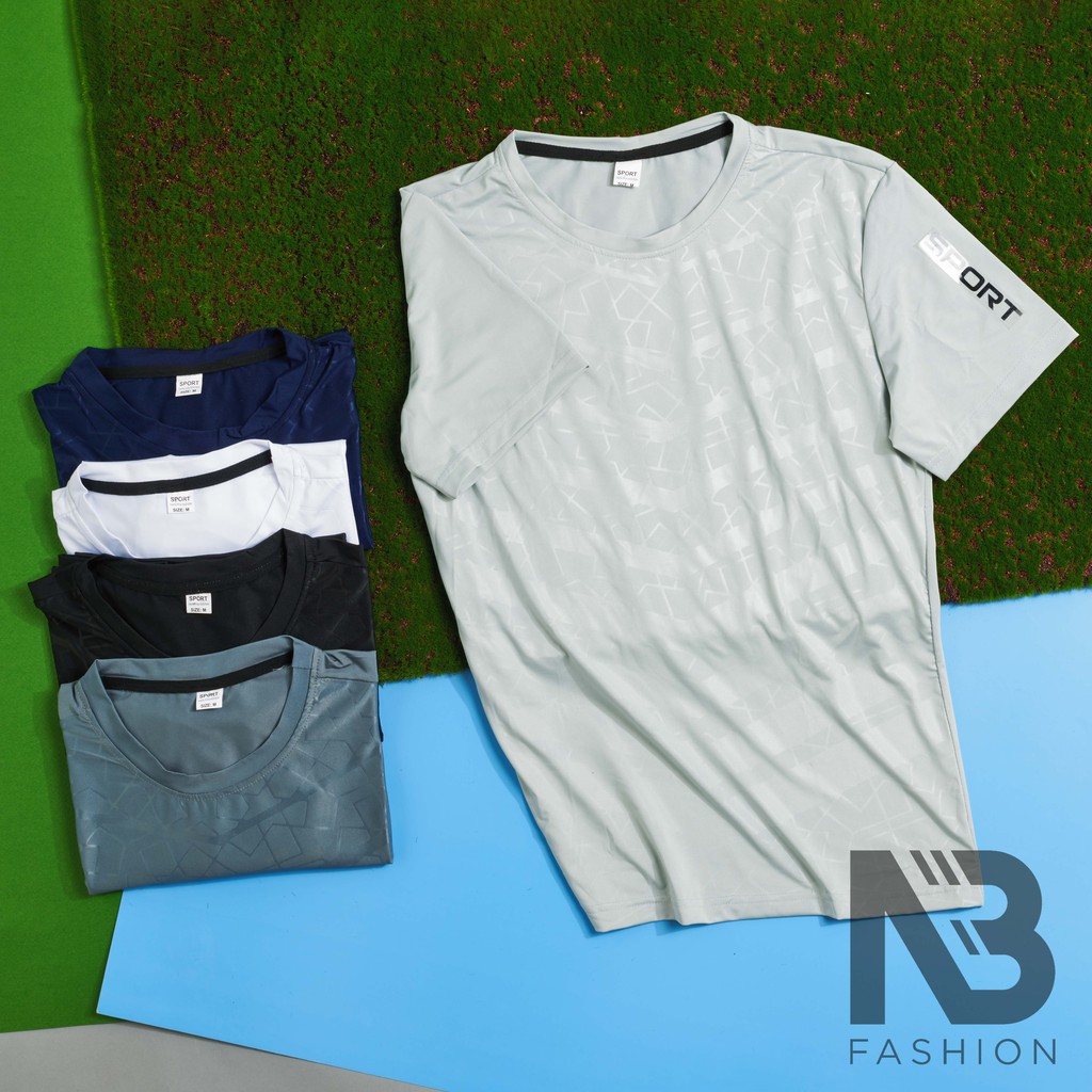 Bộ Thể Thao Nam Cộc Tay In Vân Cao Cấp, 💖FREESHIP💖, Bộ Hè Nam, Chất Thun Co Dãn 4 Chiều SPORT[NB Fashion] | BigBuy360 - bigbuy360.vn