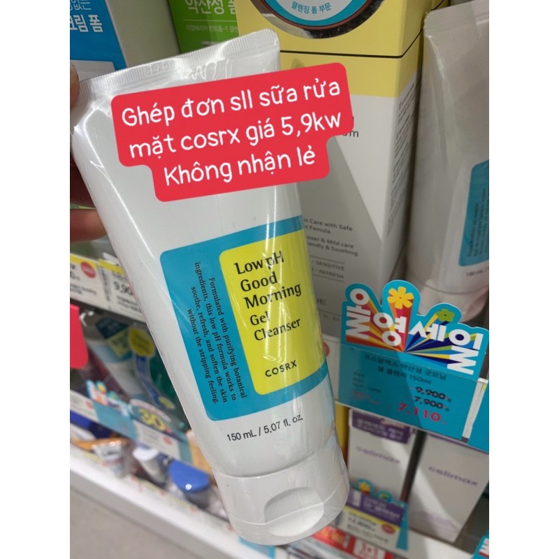 Sữa Rửa Mặt Cosrx Low pH Good Morning Gel Cleanser 150ml | BigBuy360 - bigbuy360.vn