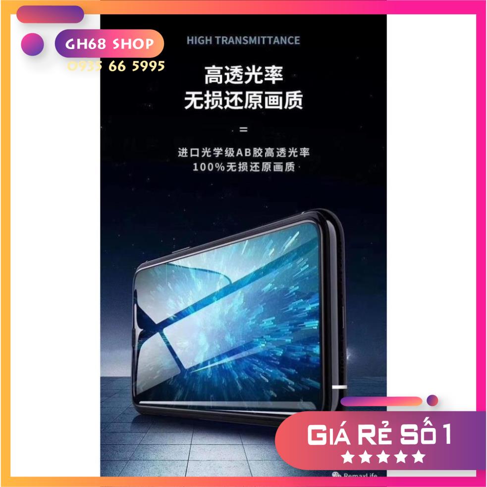 Kính Cường Lực REMAX GL 56 Cho iPhone 15 / 14 / 13 / 12 / 11 / X -  Phủ Nano, Chống Bám Bụi, Chống Va Đập