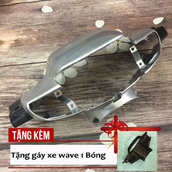 Ốp đầu đèn 1 bóng phanh Cơ + Gáy  xe Wave ZX, Wave 110, Wave Alpha 2002-2006