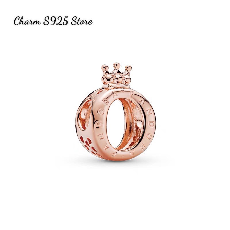 charm pan Ale vương miện vàng hồng bạc s925 cao cấp
