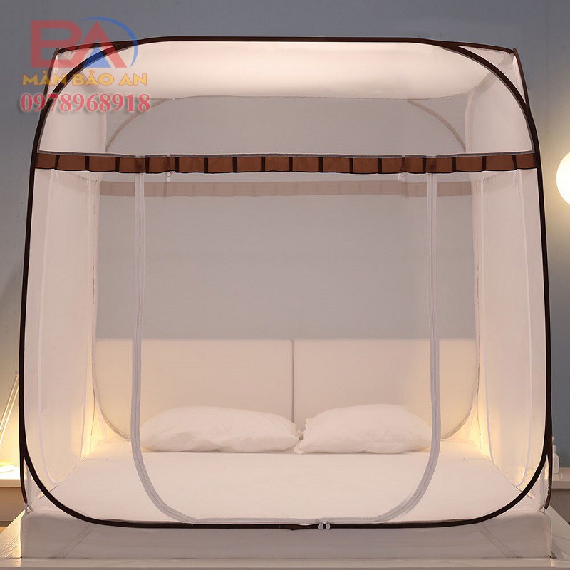 Màn chụp cao cấp đỉnh vuông cao cấp thông minh, 1m8x2m/1,6m X 2m/2m X 2,2m Hàng Việt Nam- Có ảnh thật