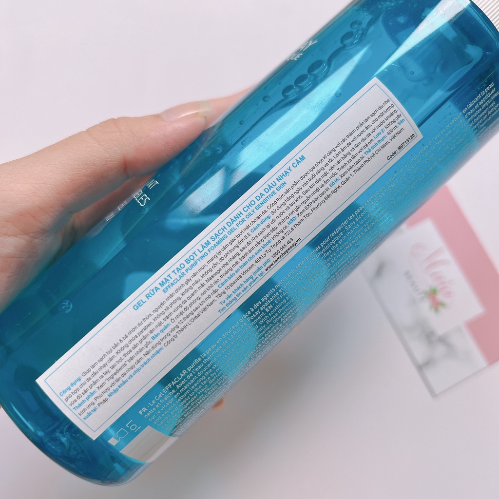 Gel rửa mặt La Roche-Posay Effaclar Purifying Foaming Gel cho Da Dầu Nhạy Cảm