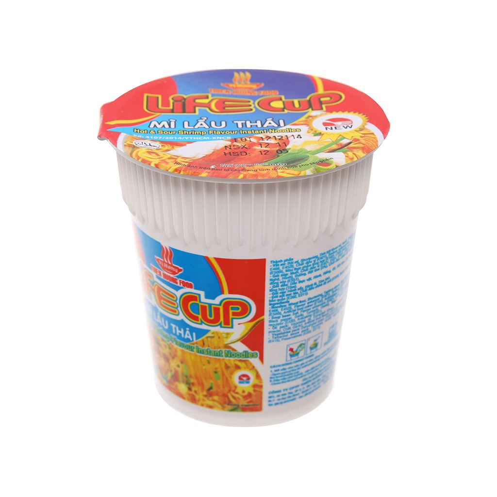 Thùng 24 ly Mì Vị Hương Life Cup lẩu Thái