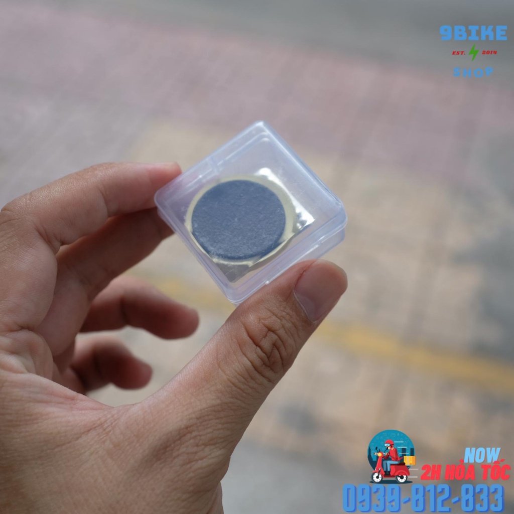 Bộ kit mini vá xe đạp 5 miếng và miếng chà nhám WB