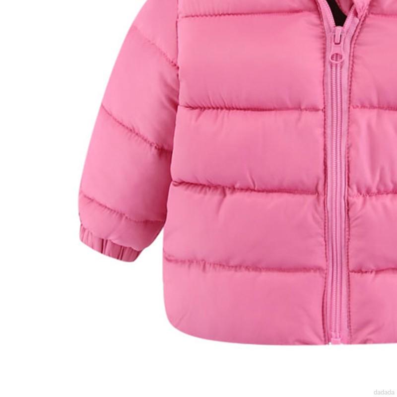 Áo Khoác Phao Có Nón Màu Sắc Xinh Xắn Cho Bé