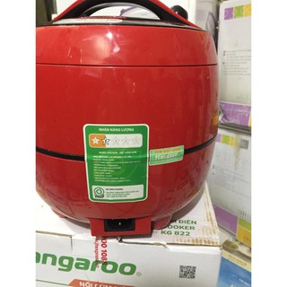 Nồi cơm điện Kangaroo 1.2 lít KG822 đỏ