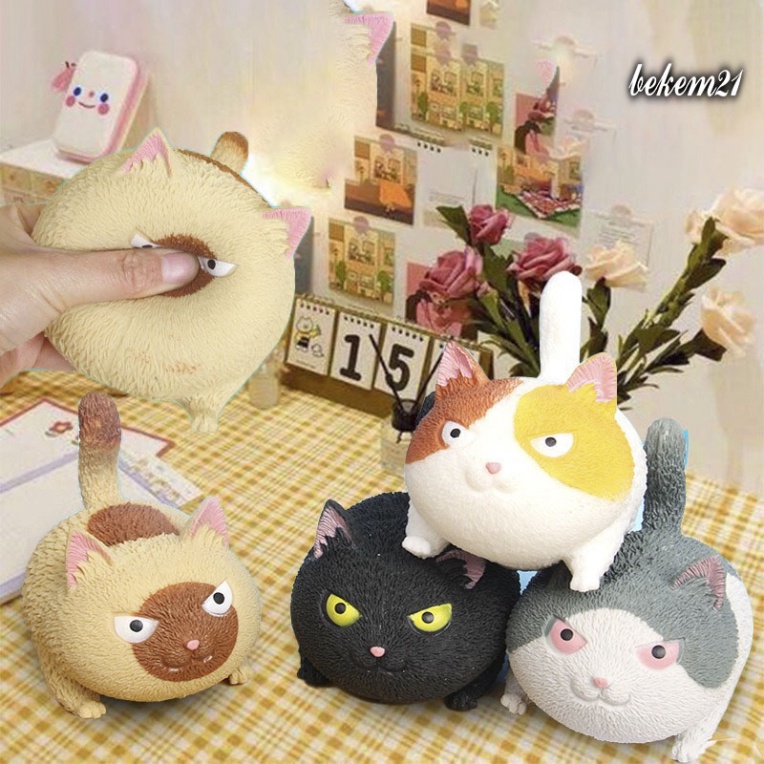 GUDETAMA SQUIShY CON MÈO MẬP Ú TỨC GIẬN cực đáng yêu bóp xả stress giảm căng thẳng mochi slime