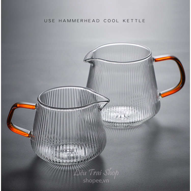 Bình chia cà phê vân dọc bình đựng cafe coffee server