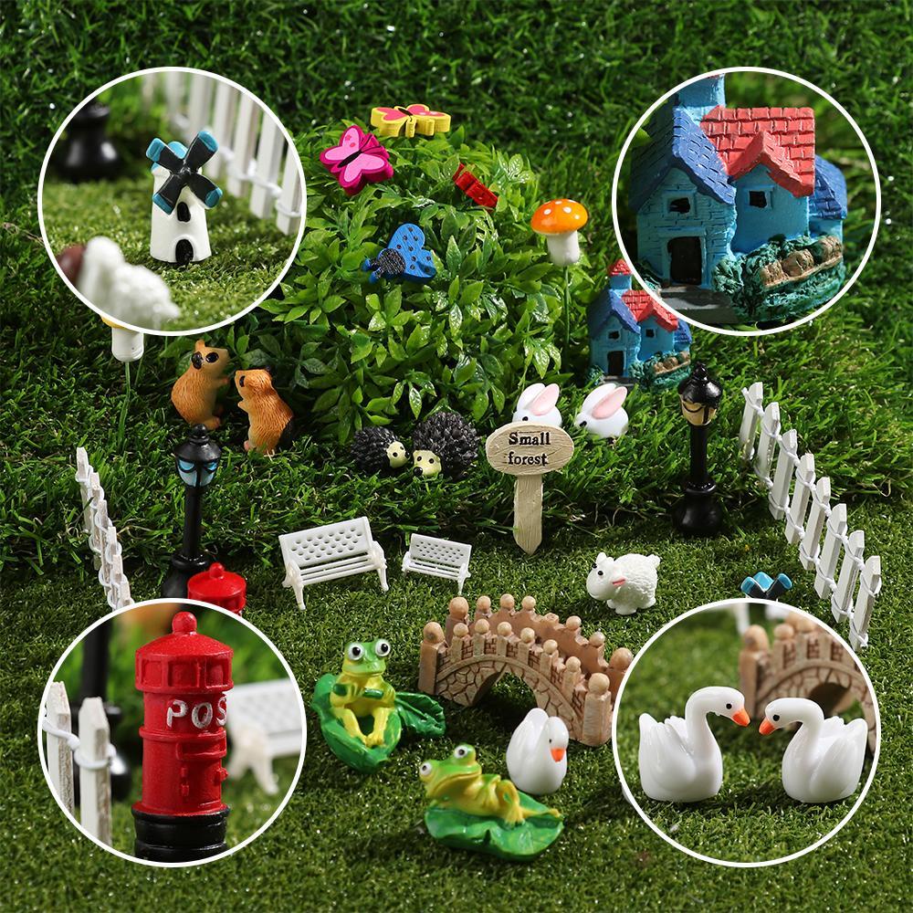 Set 61 Tượng Nhựa Trang Trí Sân Vườn