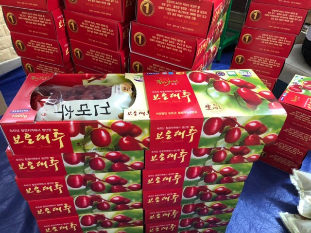Táo Đỏ Sấy Khô Hàn Quốc Hộp 1kg