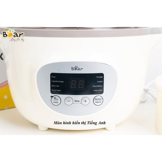 (BẢN QUỐC TẾ) Nồi Nấu Cháo Bear 1.6L (Ninh, Hầm, Hấp, Cách Thủy Bear)