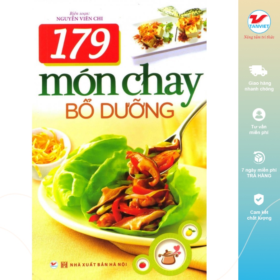 Sách - 179 Món chay bổ dưỡng