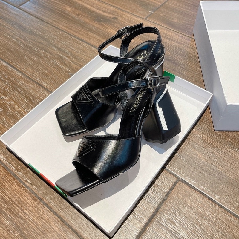 SANDAL GÓT VUÔNG CAO 7P