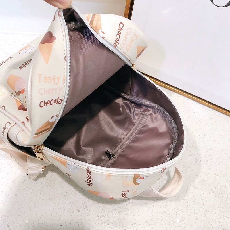 Korean style Girl mini backpack fashion cute children trendy girl travel bag middle and older children travel backpack