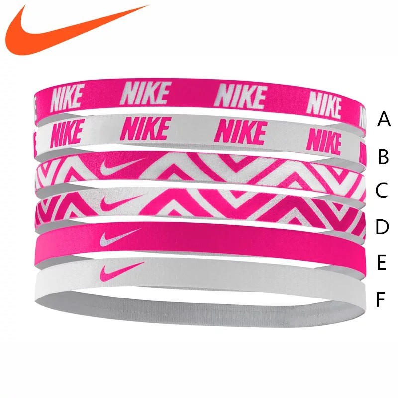 Băng đô Nike in họa tiết OSFM (màu hồng/trắng)