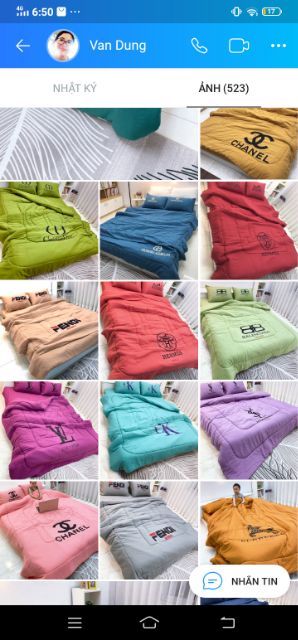 Bộ chăn ga gối đũi cotton thương hiệu