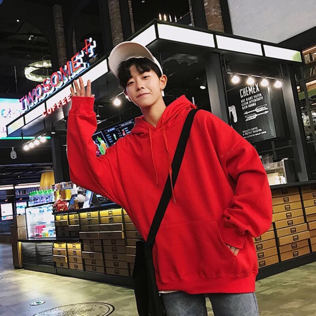 Áo hoodie trơn vải nỉ lót bông dày dặn nhiều màu | BigBuy360 - bigbuy360.vn