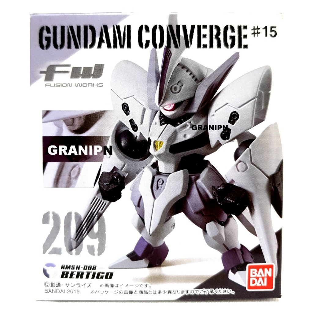 Mô hình FW Gundam Converge #15 209 Bertigo RMSN 008 Gundam X mini figure Bandai