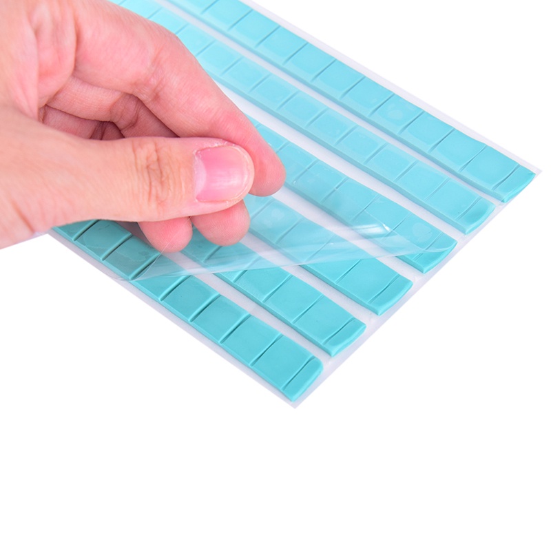 Phụ Kiện Trang Trí Móng Tay Màu Trắng / Xanh Dương Có Thể Tái Sử Dụng