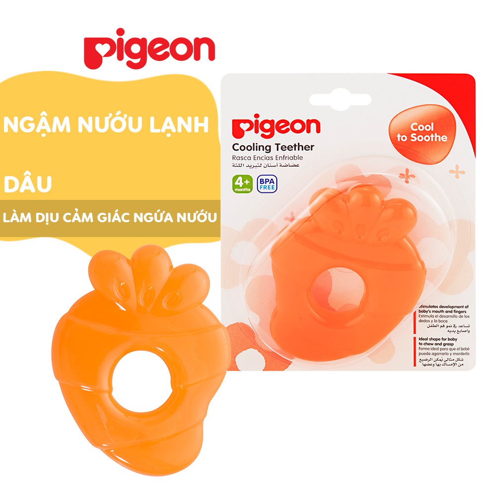 nghậm nướu lạnh pigeon cho bé từ 4 tháng tuổi