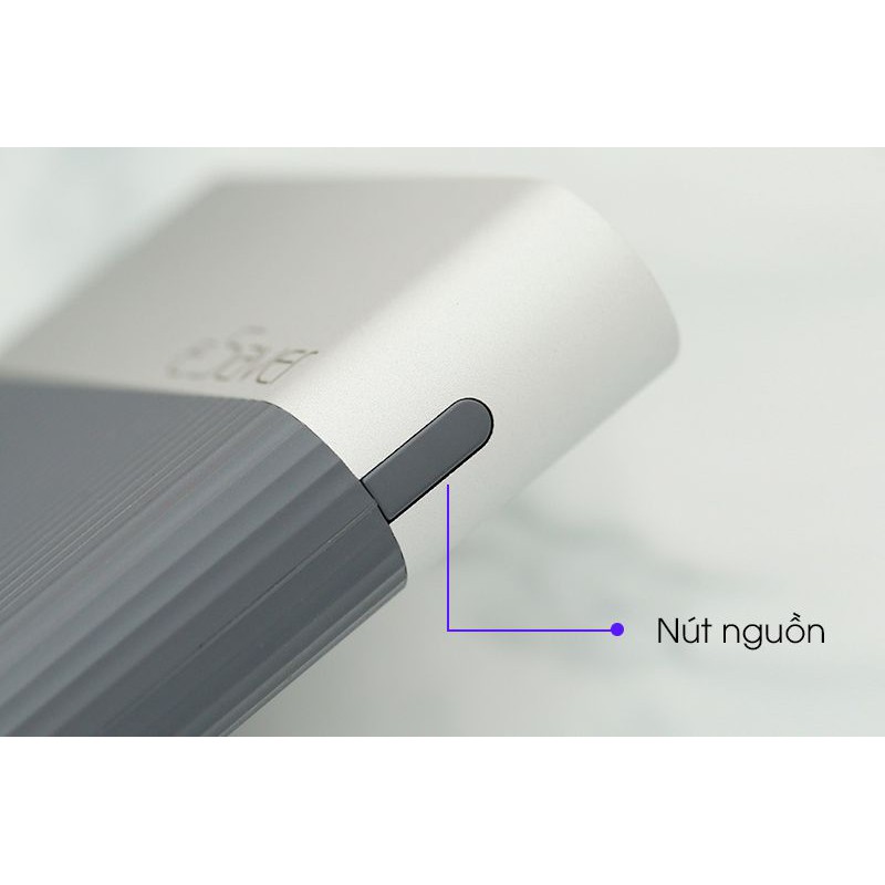 Pin sạc dự phòng Polymer 10.000 mAh Lightning eSaver PJ JP188 Xám CHÍNH HÃNG TGDD