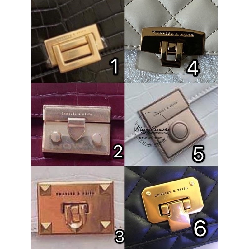 Miếng dán khoá Charles & keith cnk các mẫu