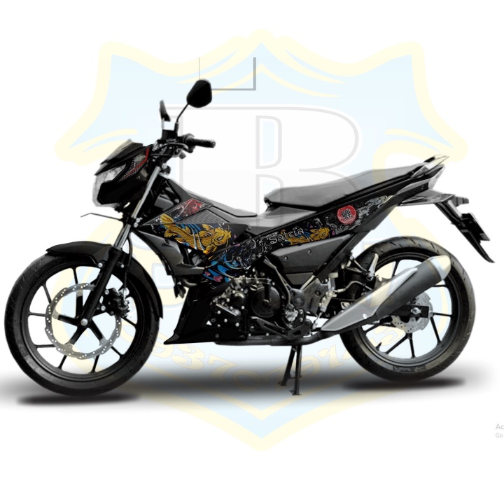 ( Quí khách vui lòng mang ra tiệm cho thợ dán ) Tem satria fi cá chép