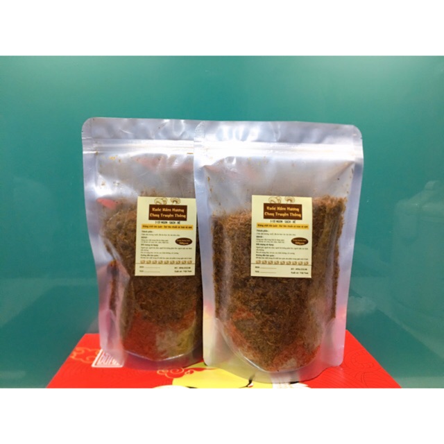 Combo 200g ruốc nấm hương chay chuần truyền thống handmade