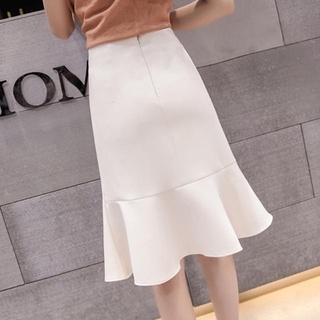 Chân váy đuôi cá nữ công sở Đen, Trắng KC208