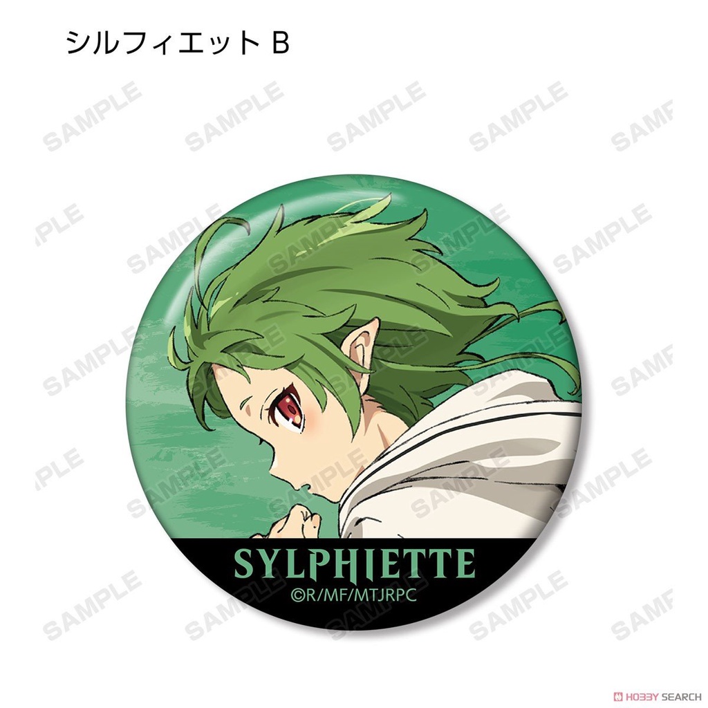 Huy hiệu cài áo IN HÌNH Mushoku Tensei Thất nghiệp chuyển sinh anime chibi dễ thương m01